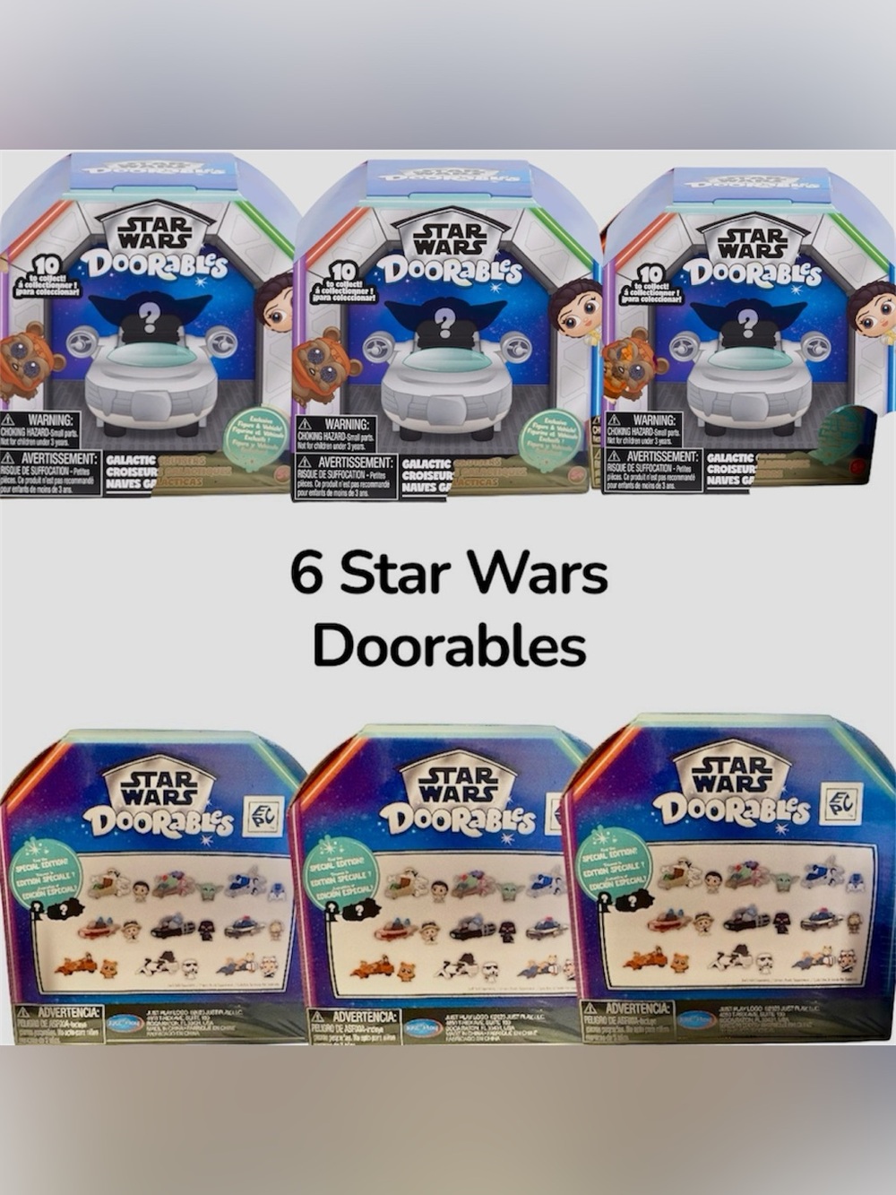 Set6-  Disney STAR WARS Doorables Galactic Cruiser NEW IN BOX